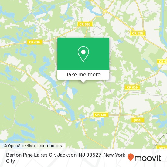 Barton Pine Lakes Cir, Jackson, NJ 08527 map
