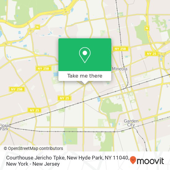 Courthouse Jericho Tpke, New Hyde Park, NY 11040 map