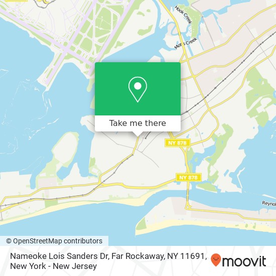 Mapa de Nameoke Lois Sanders Dr, Far Rockaway, NY 11691