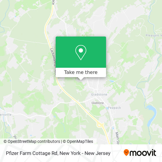 Pfizer Farm Cottage Rd map