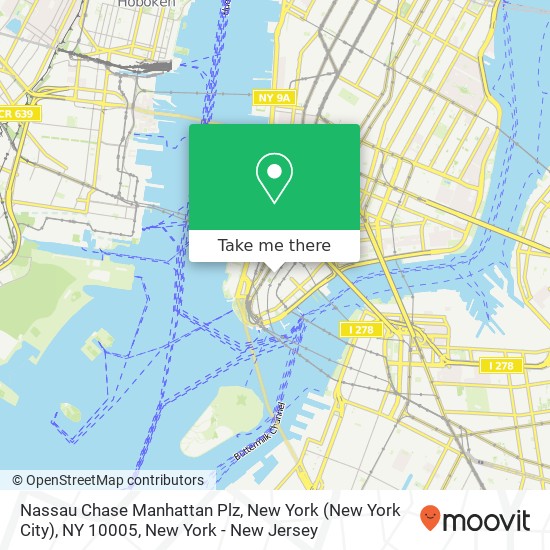 Mapa de Nassau Chase Manhattan Plz, New York (New York City), NY 10005