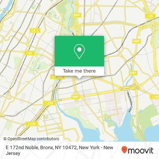 Mapa de E 172nd Noble, Bronx, NY 10472