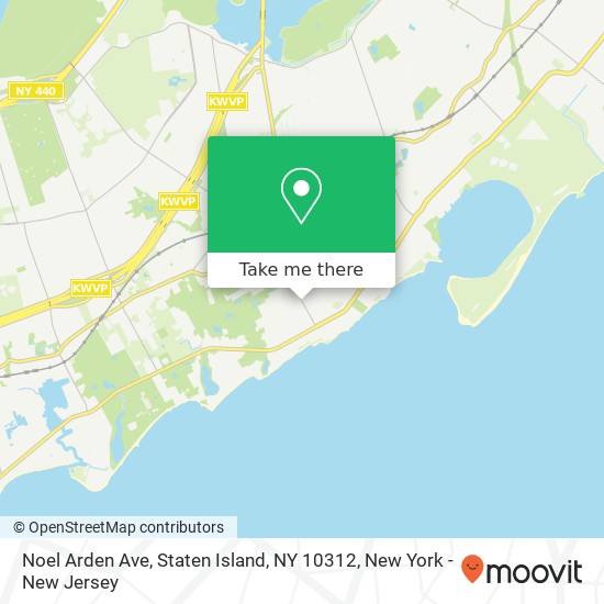 Noel Arden Ave, Staten Island, NY 10312 map