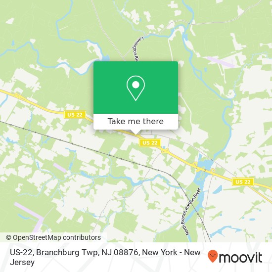US-22, Branchburg Twp, NJ 08876 map