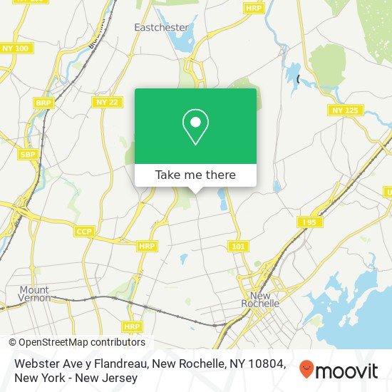 Webster Ave y Flandreau, New Rochelle, NY 10804 map