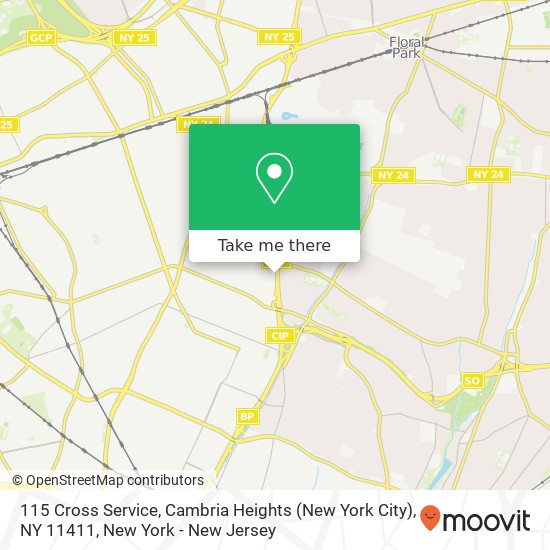 115 Cross Service, Cambria Heights (New York City), NY 11411 map