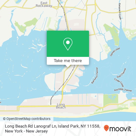 Long Beach Rd Lanograf Ln, Island Park, NY 11558 map