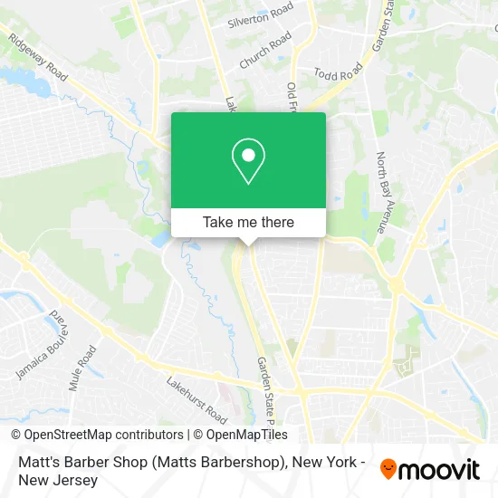 Matt's Barber Shop (Matts Barbershop) map