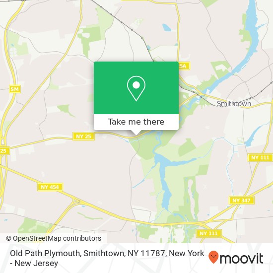 Mapa de Old Path Plymouth, Smithtown, NY 11787
