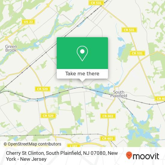 Cherry St Clinton, South Plainfield, NJ 07080 map