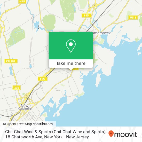 Mapa de Chit Chat Wine & Spirits (Chit Chat Wine and Spirits), 18 Chatsworth Ave