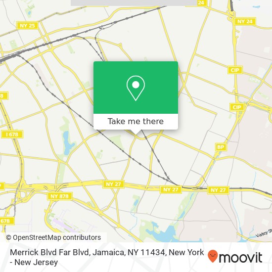 Mapa de Merrick Blvd Far Blvd, Jamaica, NY 11434