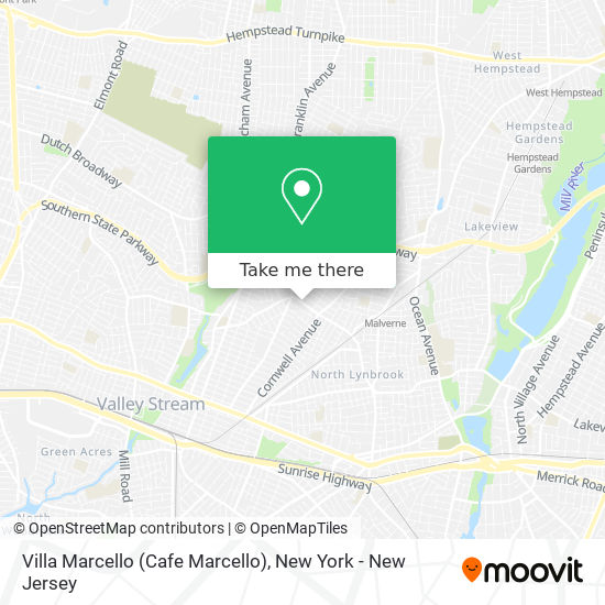 Mapa de Villa Marcello (Cafe Marcello)