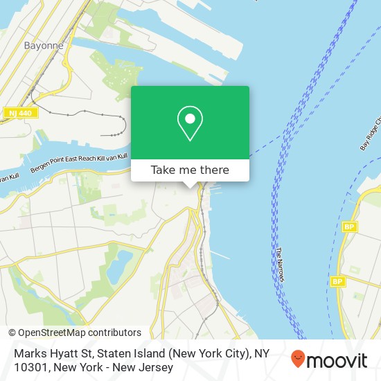 Marks Hyatt St, Staten Island (New York City), NY 10301 map