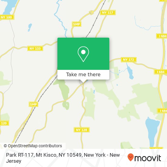 Mapa de Park RT-117, Mt Kisco, NY 10549