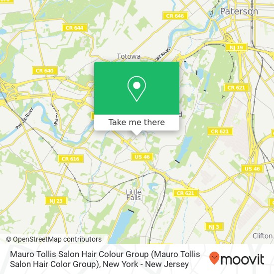 Mapa de Mauro Tollis Salon Hair Colour Group