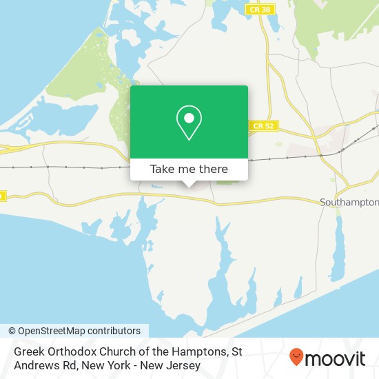 Mapa de Greek Orthodox Church of the Hamptons, St Andrews Rd