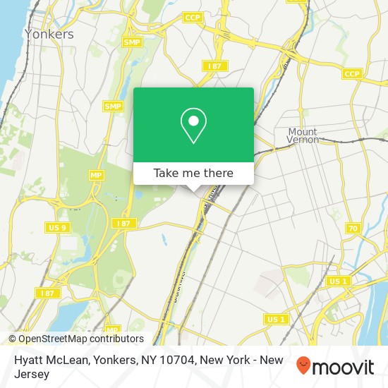 Hyatt McLean, Yonkers, NY 10704 map