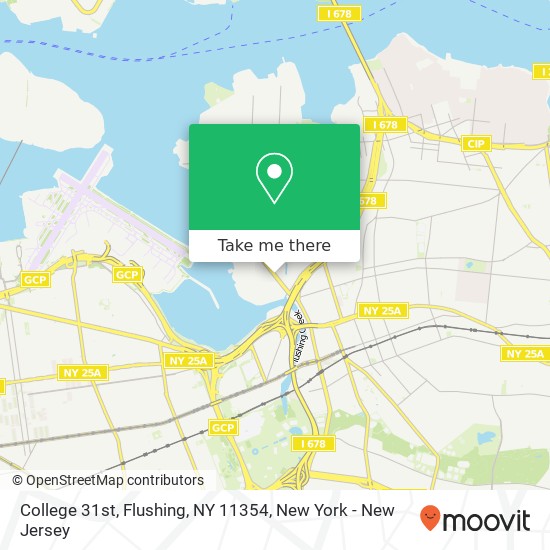 Mapa de College 31st, Flushing, NY 11354