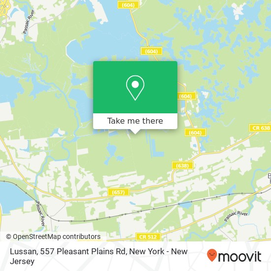 Lussan, 557 Pleasant Plains Rd map