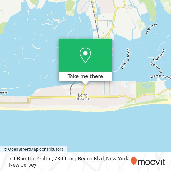 Cait Baratta Realtor, 780 Long Beach Blvd map