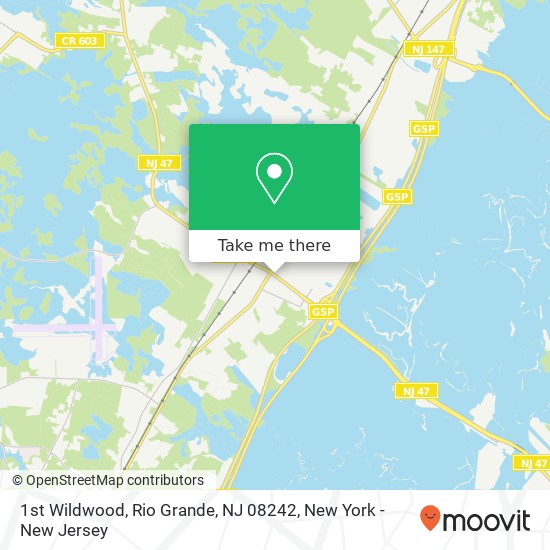1st Wildwood, Rio Grande, NJ 08242 map