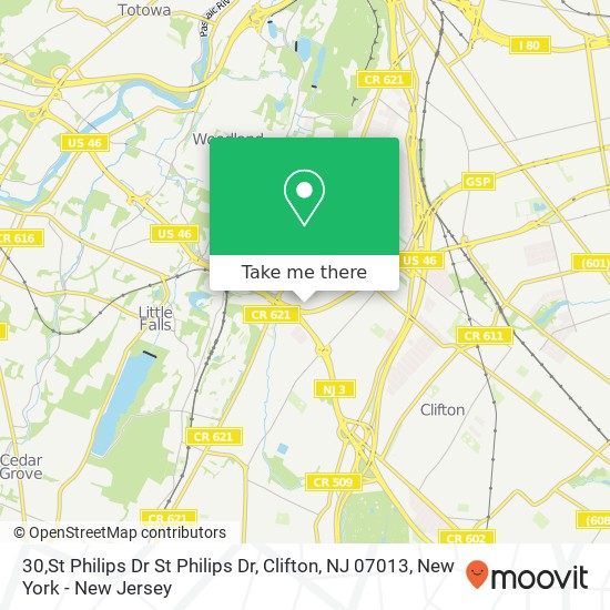 30,St Philips Dr St Philips Dr, Clifton, NJ 07013 map