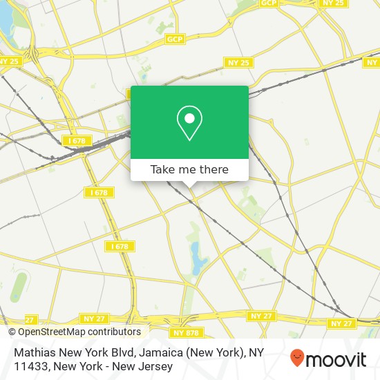 Mapa de Mathias New York Blvd, Jamaica (New York), NY 11433