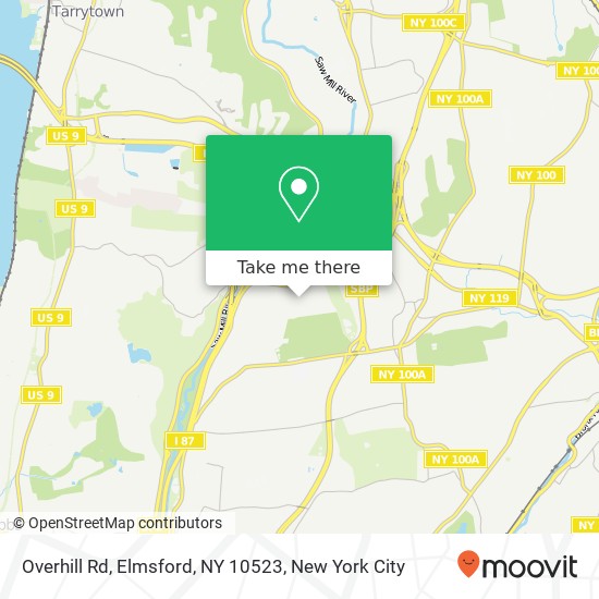 Overhill Rd, Elmsford, NY 10523 map