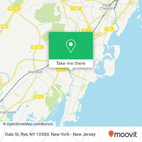 Mapa de Dale St, Rye, NY 10580