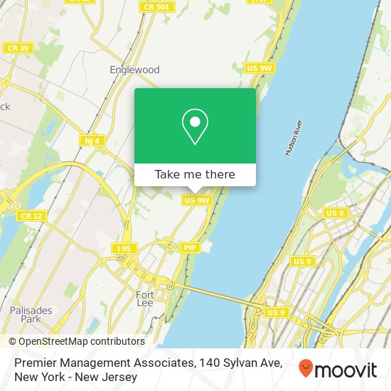 Premier Management Associates, 140 Sylvan Ave map