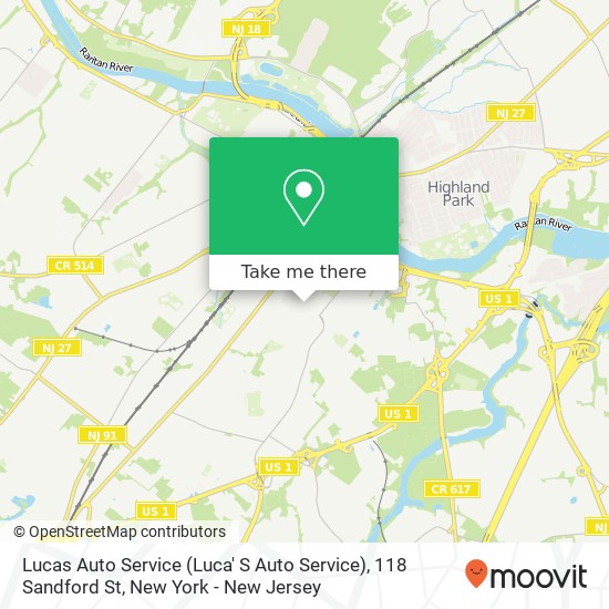 Lucas Auto Service (Luca' S Auto Service), 118 Sandford St map