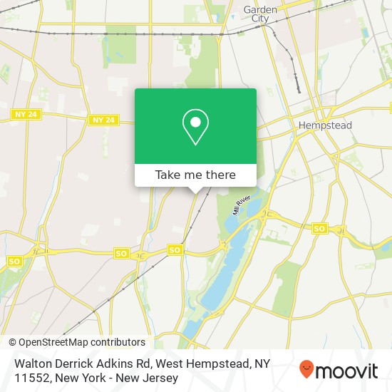 Walton Derrick Adkins Rd, West Hempstead, NY 11552 map