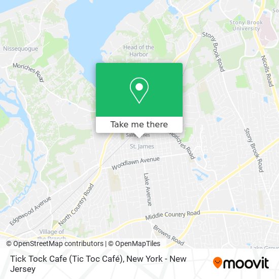 Mapa de Tick Tock Cafe (Tic Toc Café)
