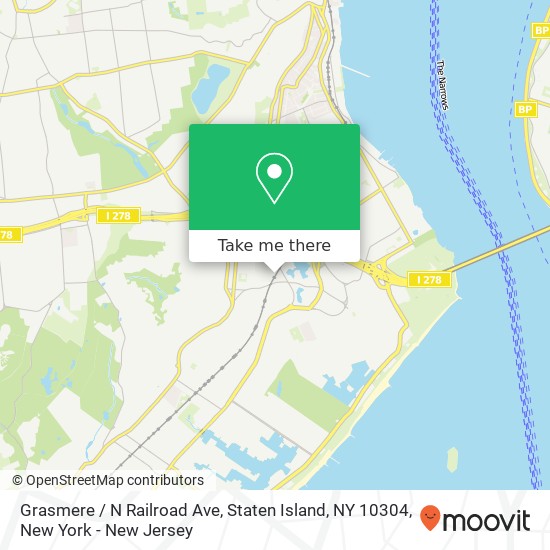 Grasmere / N Railroad Ave, Staten Island, NY 10304 map
