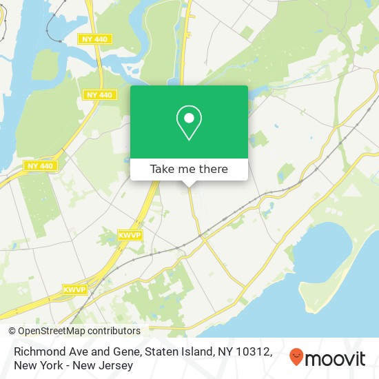 Richmond Ave and Gene, Staten Island, NY 10312 map