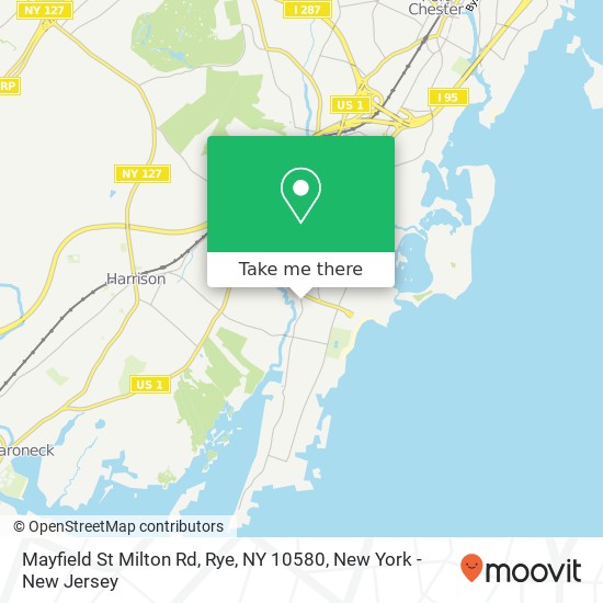 Mayfield St Milton Rd, Rye, NY 10580 map