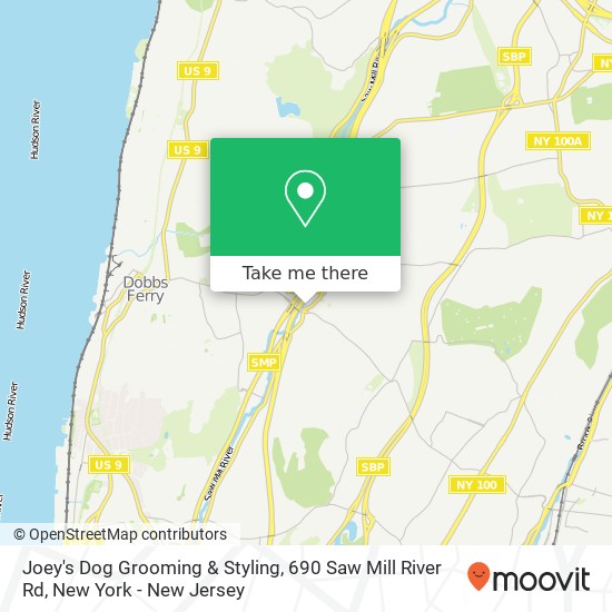 Joey's Dog Grooming & Styling, 690 Saw Mill River Rd map