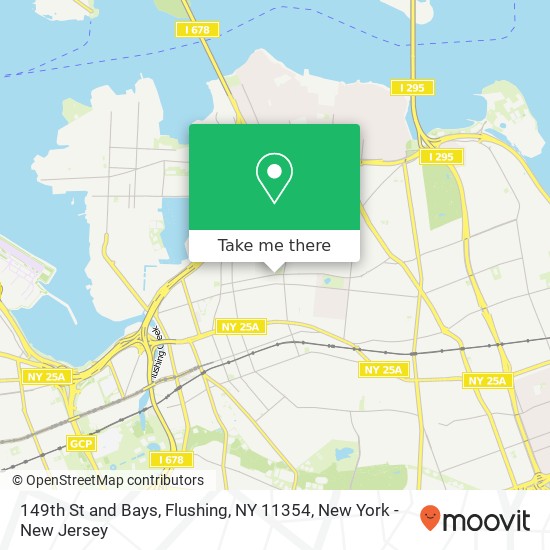 Mapa de 149th St and Bays, Flushing, NY 11354