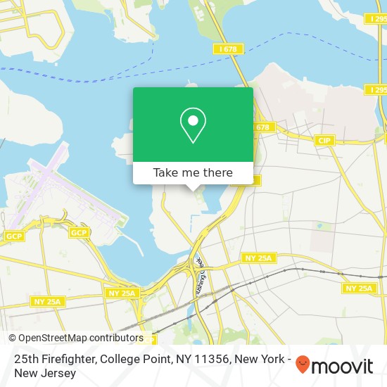 25th Firefighter, College Point, NY 11356 map