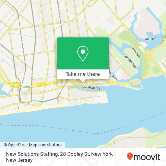 Mapa de New Solutions Staffing, 28 Dooley St