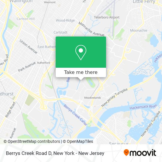 Mapa de Berrys Creek Road D