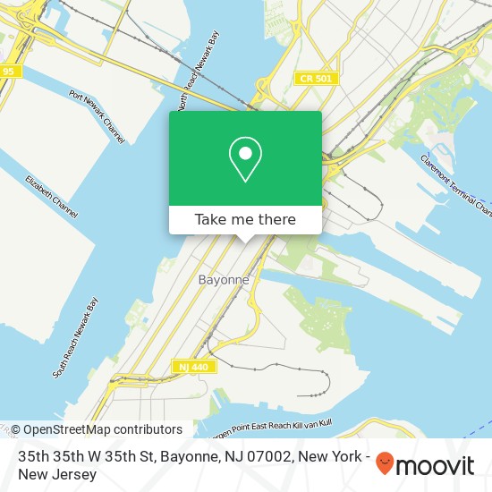 35th 35th W 35th St, Bayonne, NJ 07002 map