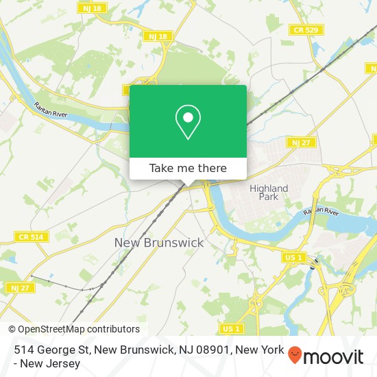 514 George St, New Brunswick, NJ 08901 map