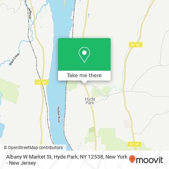 Albany W Market St, Hyde Park, NY 12538 map