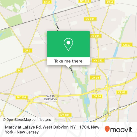 Marcy at Lafaye Rd, West Babylon, NY 11704 map