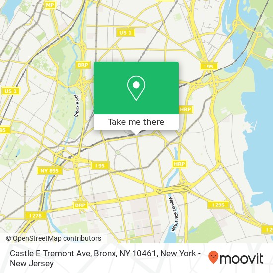 Castle E Tremont Ave, Bronx, NY 10461 map