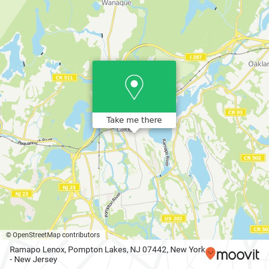 Ramapo Lenox, Pompton Lakes, NJ 07442 map