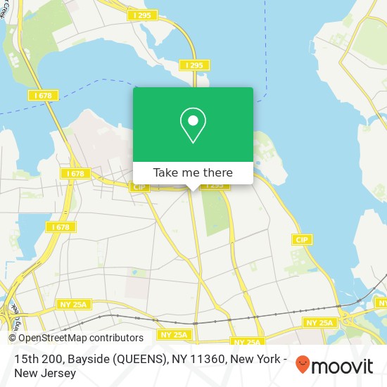 Mapa de 15th 200, Bayside (QUEENS), NY 11360