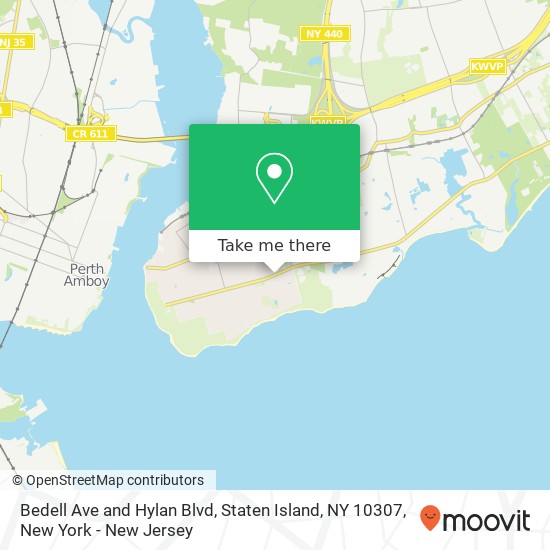 Bedell Ave and Hylan Blvd, Staten Island, NY 10307 map